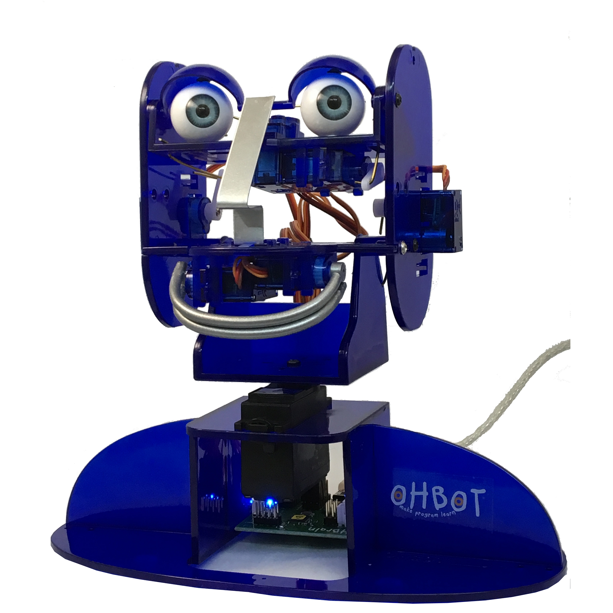Ohbot 2.1 Educational Robot Assembled with 4 user software licence for Windows